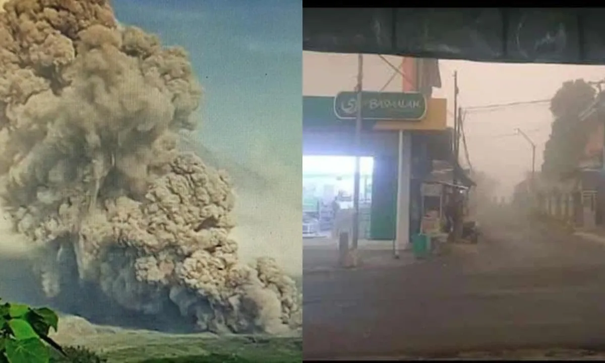 Gunung Semeru Erupsi, Masyarakat Lumajang Rasakan Abu dan Bau Belerang