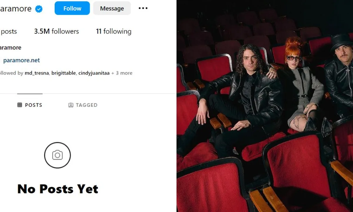 Hapus Seluruh Unggahan Hingga Foto Profil, Band Paramore Bubar?
