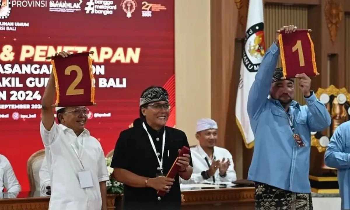 Hasil Quick Count Pilkada Bali 2024, Pasangan Koster-Giri Memimpin