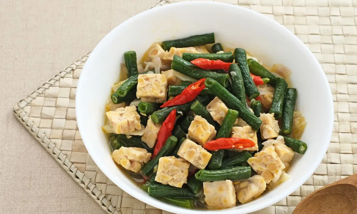 Hidangan Sehat, Tumis Kacang Panjang Tempe yang Lezat dan Bergizi!