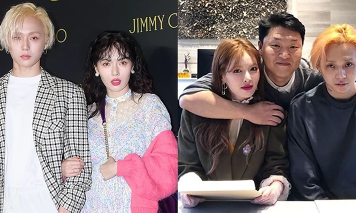 HyunA dan E'Dawn Eks Pentagon Resmi Bergabung Dengan Agensi Milik PSY