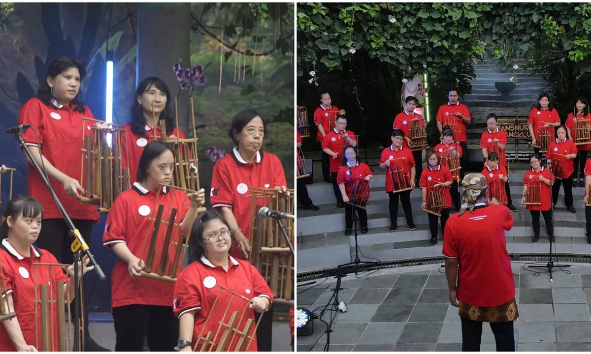 Ikatan Down Syndrome Indonesia Sukses Tampil Memukau Di Perayaan Hari Angklung