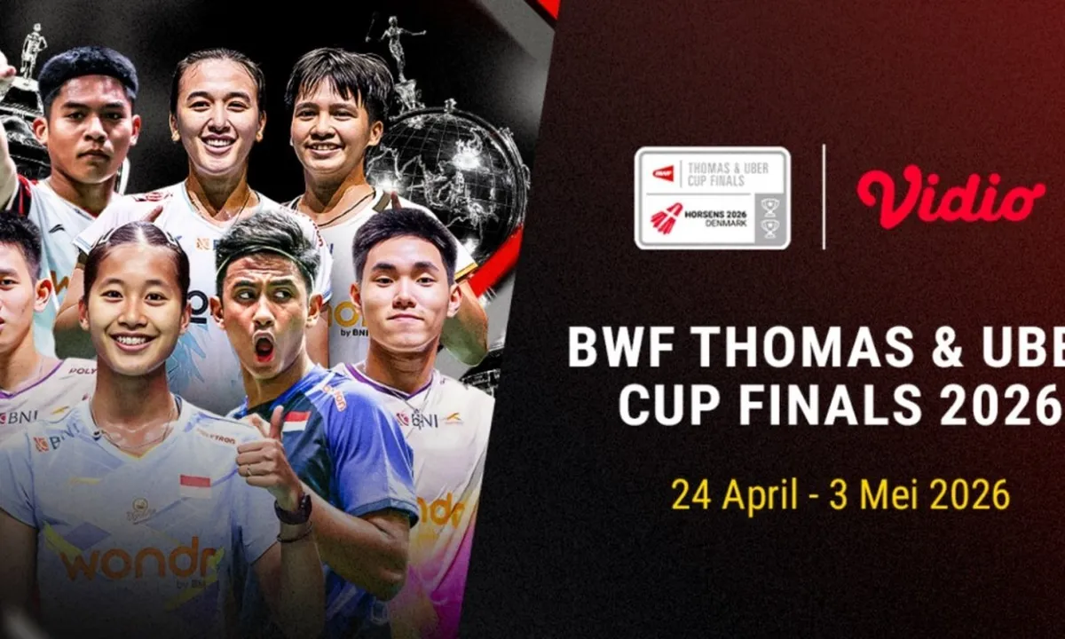 Indonesia Siap Bangkit di Thomas & Uber Cup Finals 2026, Tayang Eksklusif di Vidio