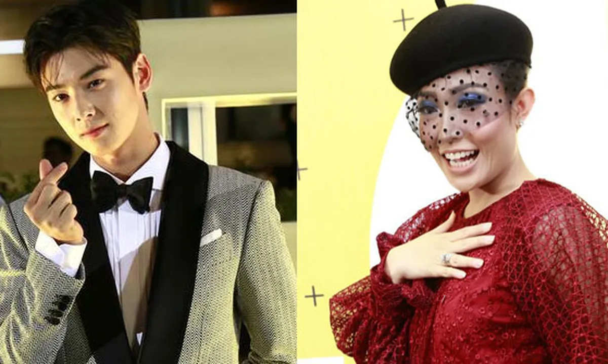 Interaksi Kocak Cha Eunwoo dan Ayu Dewi di Panggung ITA Awards 2018