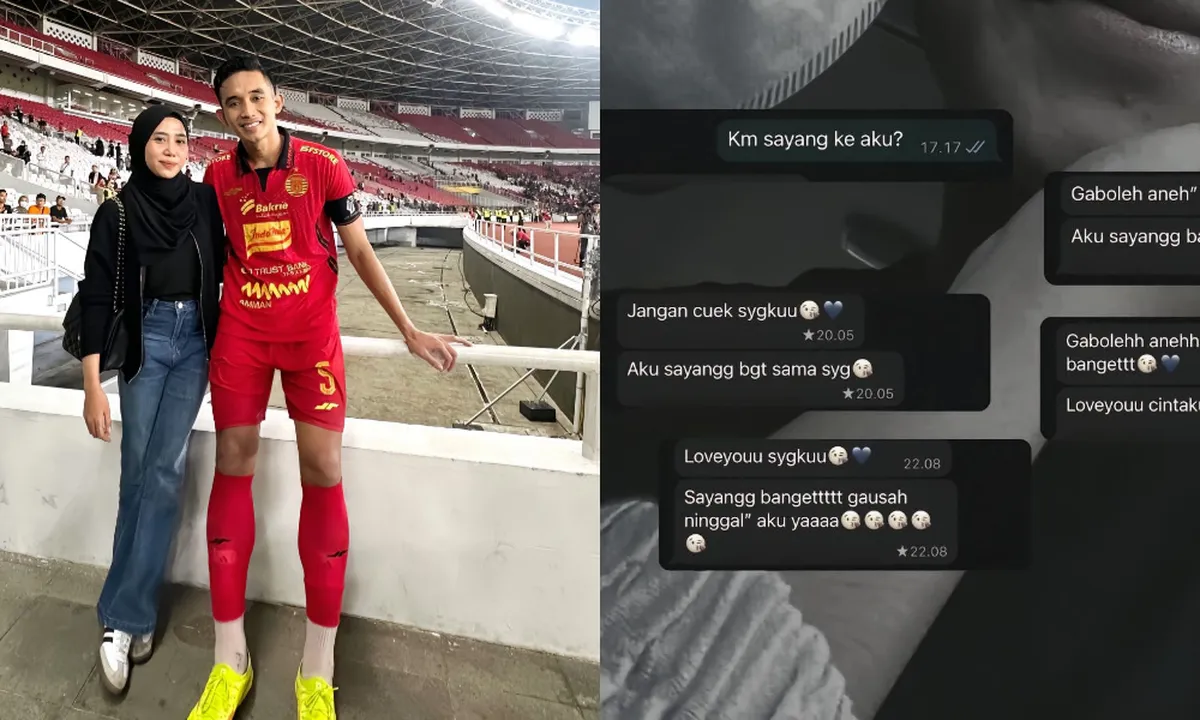 Jarang Pamer Kemesraan, Rizky Ridho Ternyata Bucin dan Perhatian Pada Pasangan