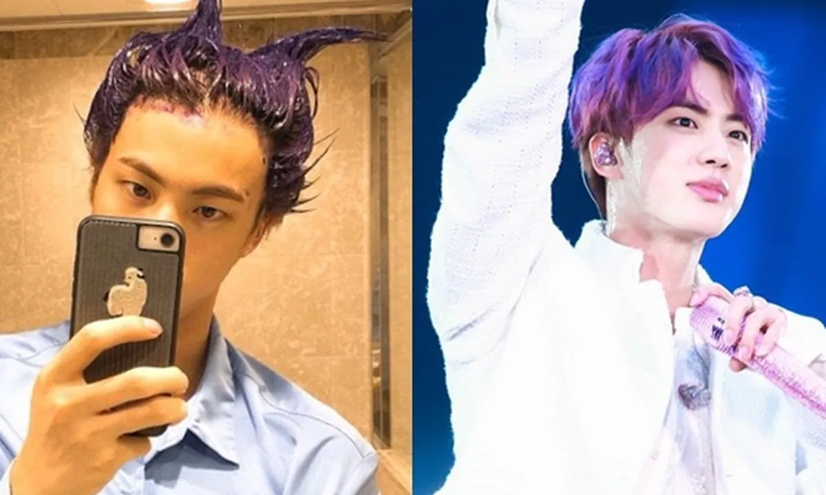 Jin BTS Warnai Rambut Sendiri, Sebut Dirinya 'Tinky Winky Teletubbies'