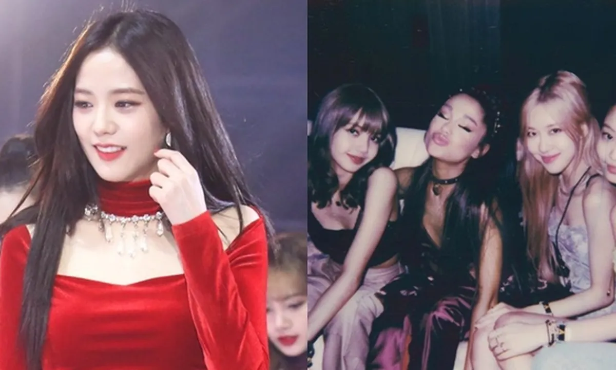 Jisoo Akhirnya 'Pose Bareng' Ariana Grande & Member BLACKPINK Lainnya