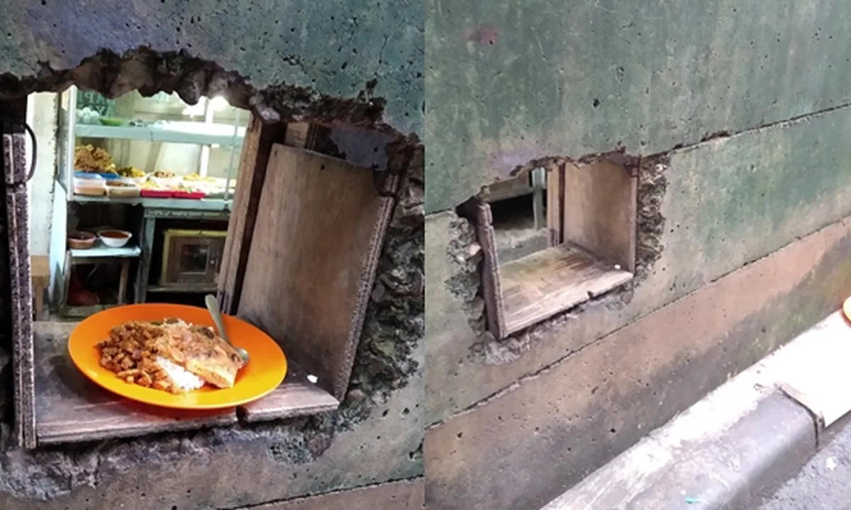 Jualan Ala Drive-Thru, Warung Nasi Berlubang di Kawasan SCBD Ini Jadi Viral