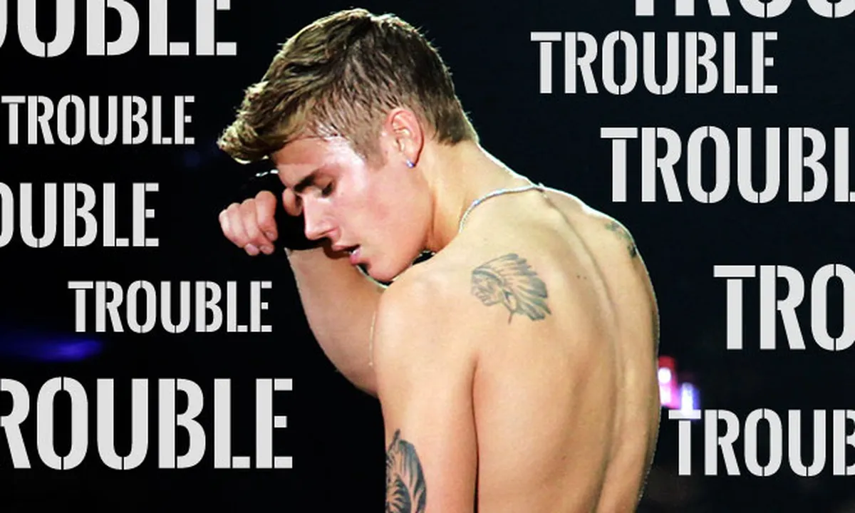 Justin Bieber di Argentina, Keracunan Hingga Injak Bendera!