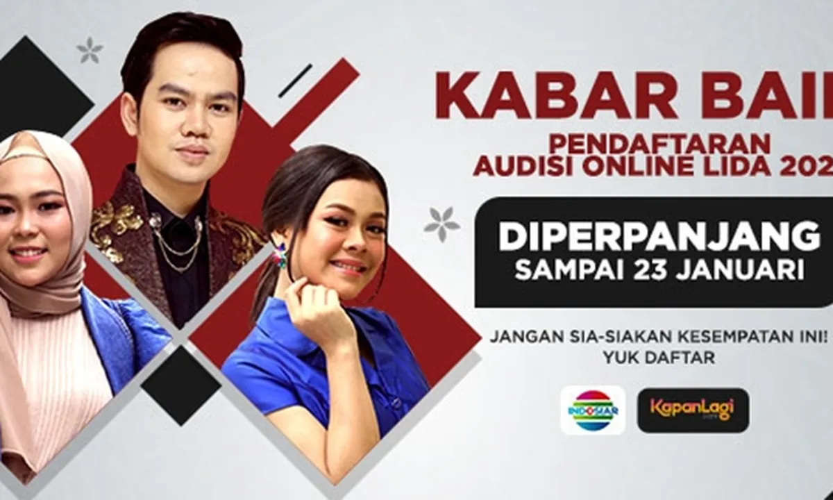 Kabar Baik, Pendaftaran LIDA 2021 Diperpanjang Sampai 23 Januari
