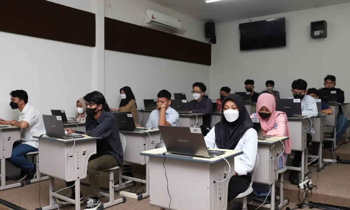 Kehadiran Peserta UTBK Hari Kedua di UB 96 Persen, Ada yang Terlambat 45 Menit