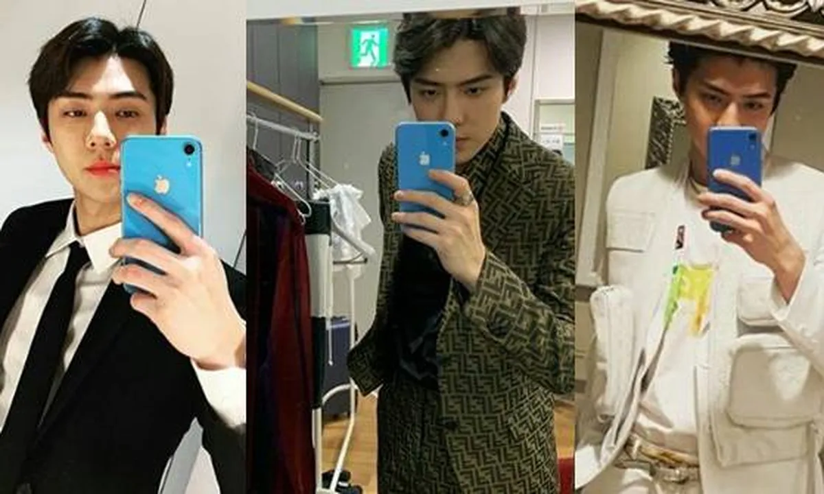 Kocak, Ini Alasan Sehun EXO Ganti dari iPhone XR ke iPhone 8