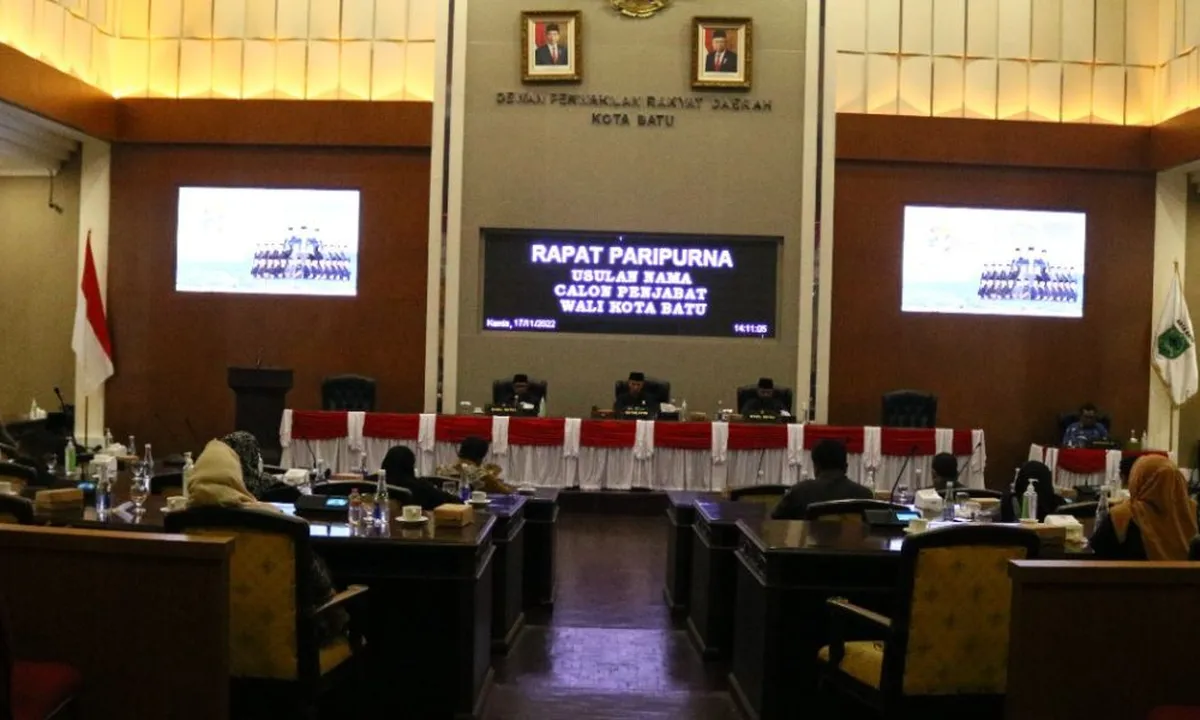 Kota Batu Umumkan 3 Nama Usulan Calon Pj Wali Kota