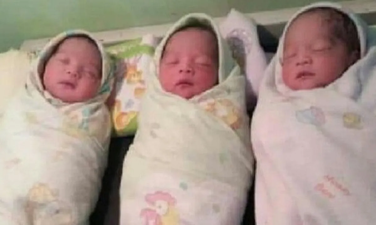 Lahir di Dalam Mobil, 3 Bayi Kembar Ini Punya Nama Unik