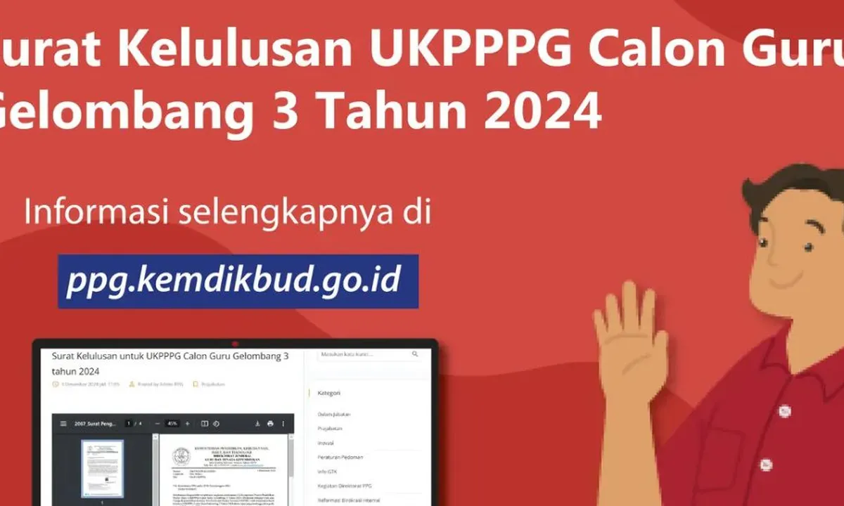 Langkah-langkah Cek Pengumuman Kelulusan PPG Piloting 3 dan Link Resminya