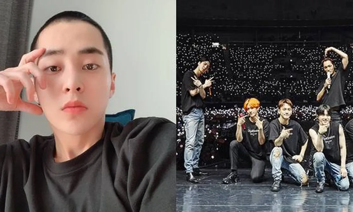 Libur Wajib Militer, Xiumin Nonton Konser EXO dan Namanya Jadi Trending