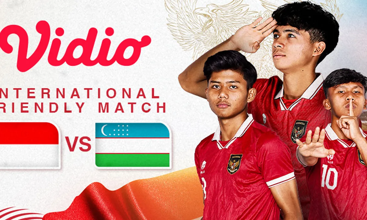 Link Live Streaming Timnas Indonesia U-20 Vs Uzbekistan U-20 di Vidio Malam Ini