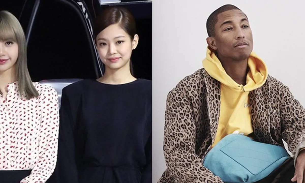 Lisa dan Jennie BLACKPINK Dirangkul Manis Pharrell, Bakal Kolaborasi?