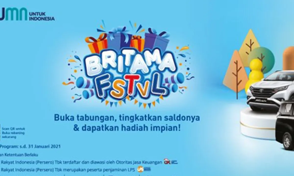 Manjakan Nasabah, BRI Hadirkan Program BritAma FSTVL Berhadiah Toyota Vellfire