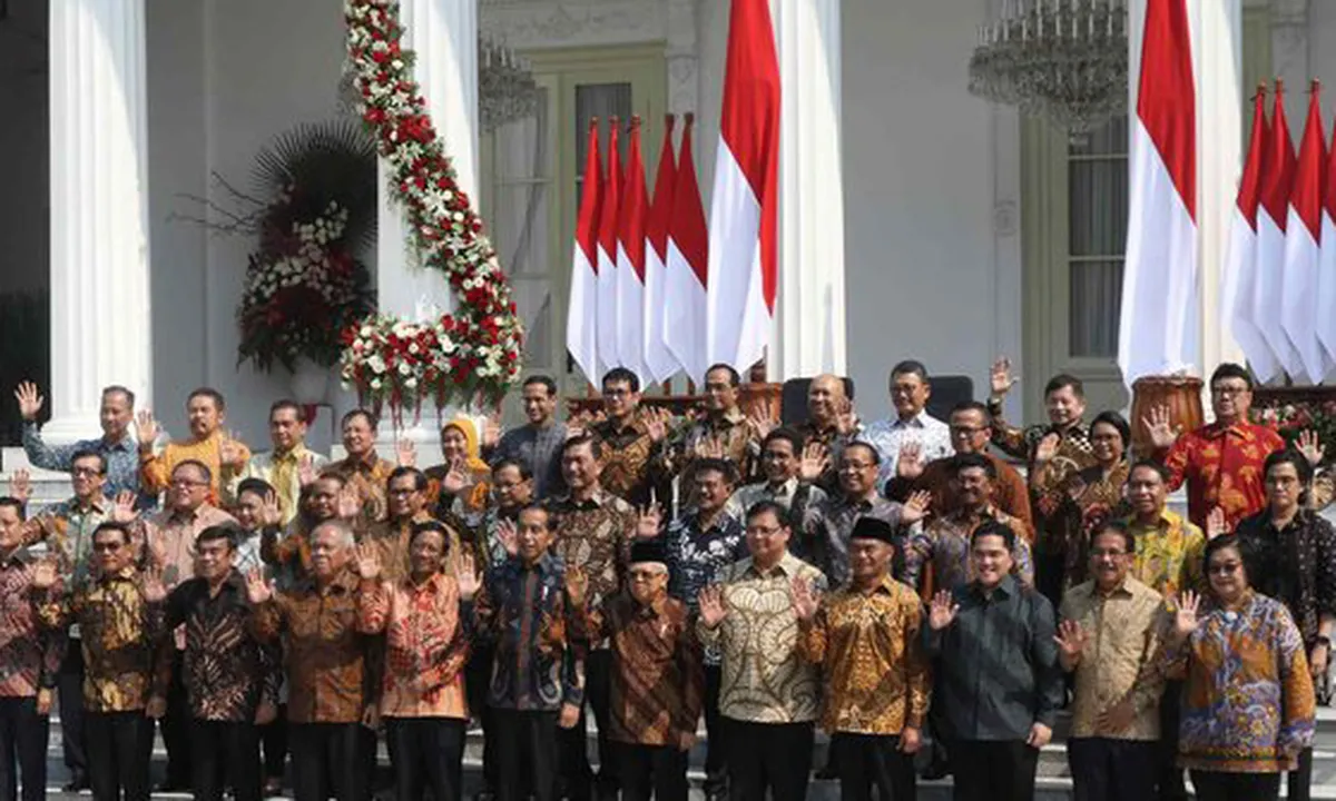 Mengintip Gaji Para Menteri Kabinet Kerja Baru Jokowi
