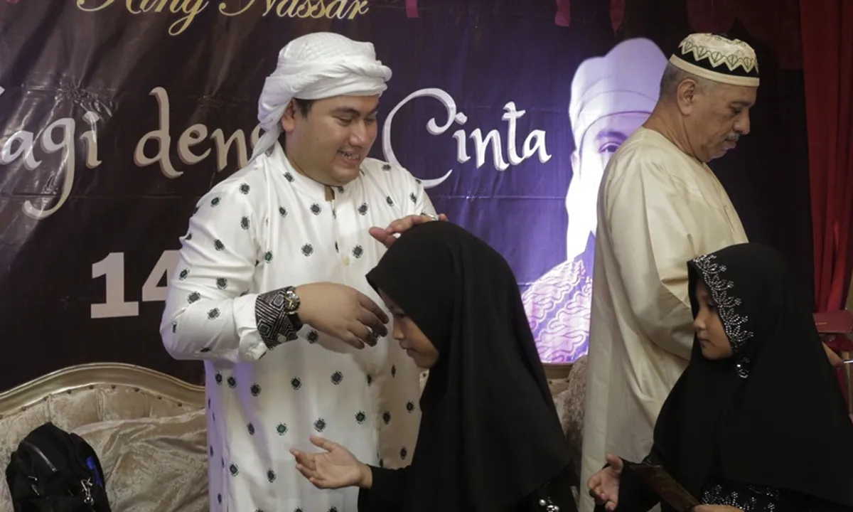 Merdunya Lantunan Selawat Nassar Bareng Anak Yatim