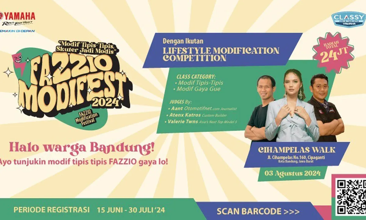 Modif Tipis-Tipis Yamaha Fazzio, Menangin Hadiah Puluhan Juta Rupiah!