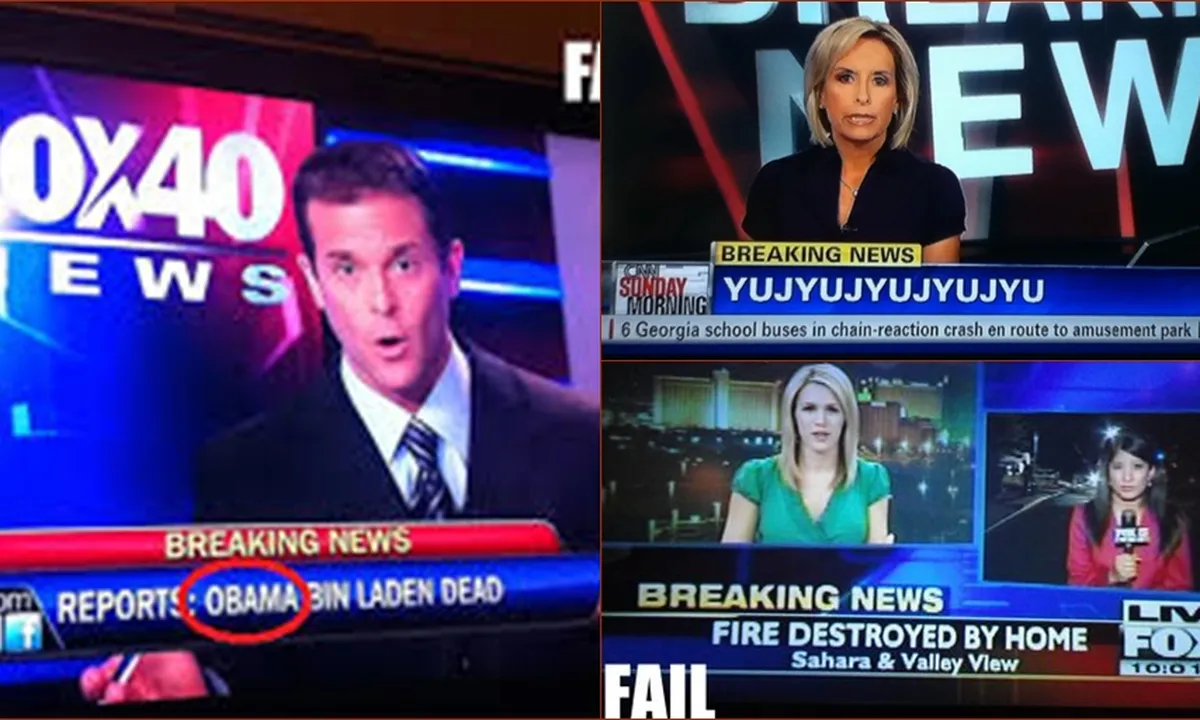 Momen-Momen Fail Media Televisi Yang Tertangkap Kamera