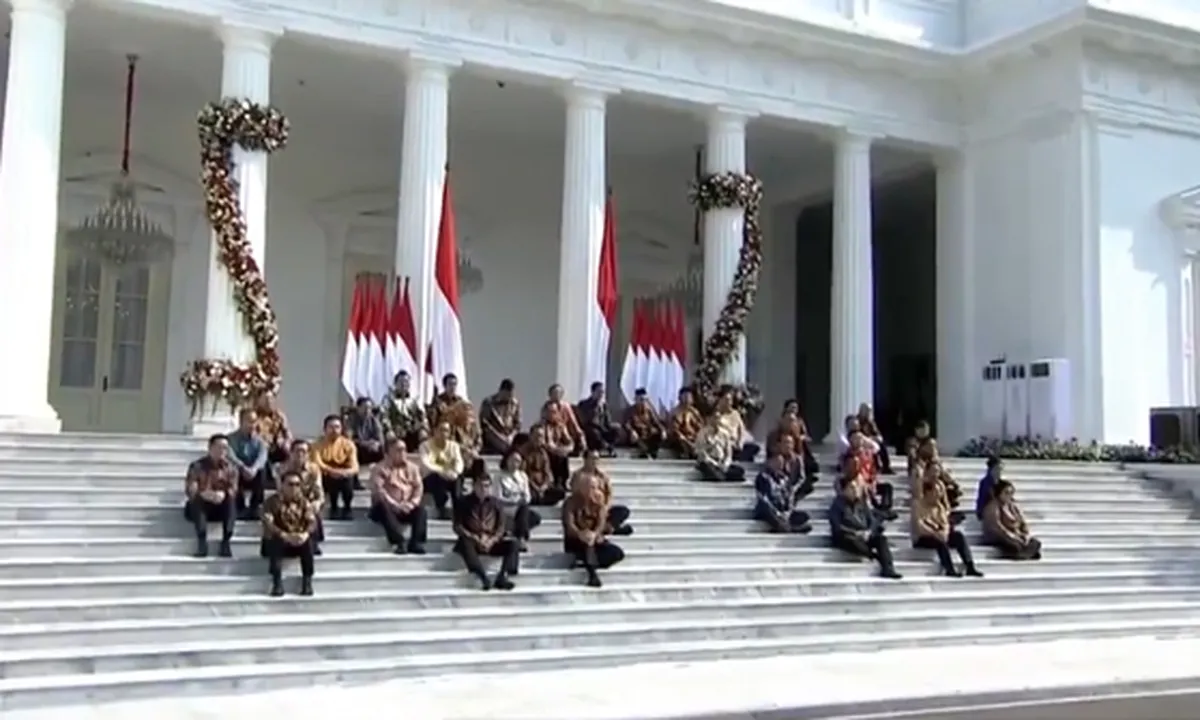 Momen-Momen Lucu Pada Pengenalan Kabinet Kerja Jokowi Jilid II