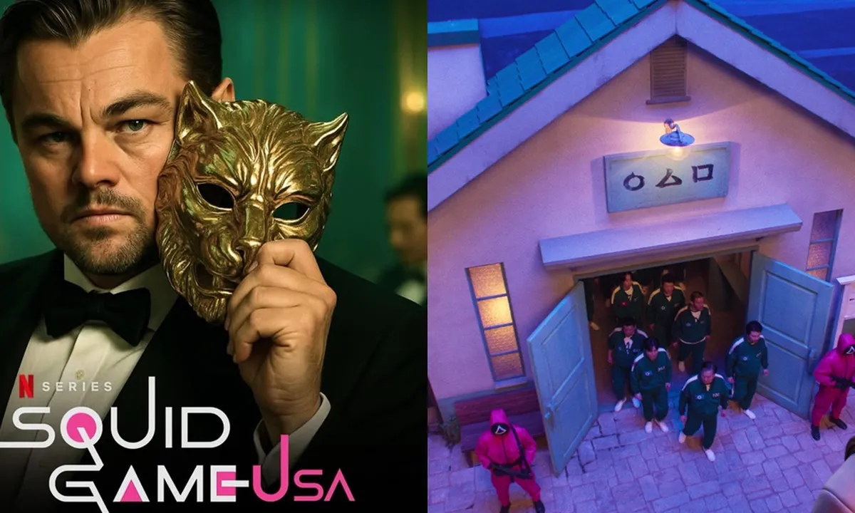 Muncul Poster Leonardo DiCaprio Jadi Cover SQUID GAME USA, Bikin Heboh Netizen