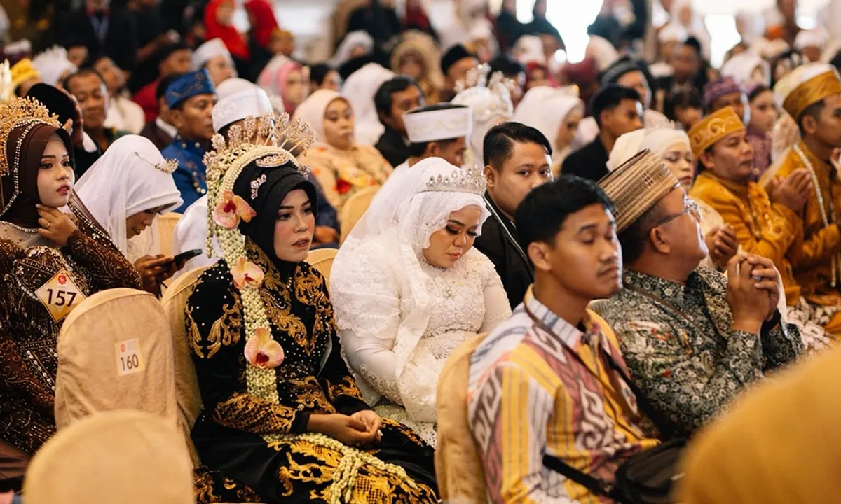 Nikah Massal Sukses Digelar di Surabaya, Telan Biaya Rp6,7 Miliar