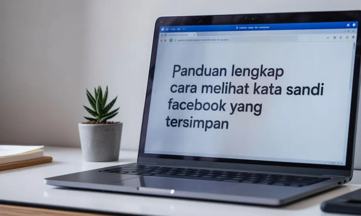 Panduan Lengkap Cara Melihat Kata Sandi Facebook yang Tersimpan