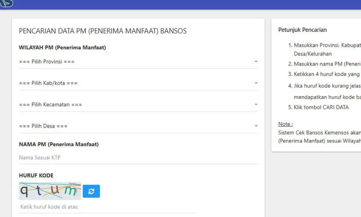 Panduan Lengkap Cek Bansos PKH BPNT Terbaru April 2025, Mudah dan Anti Ribet