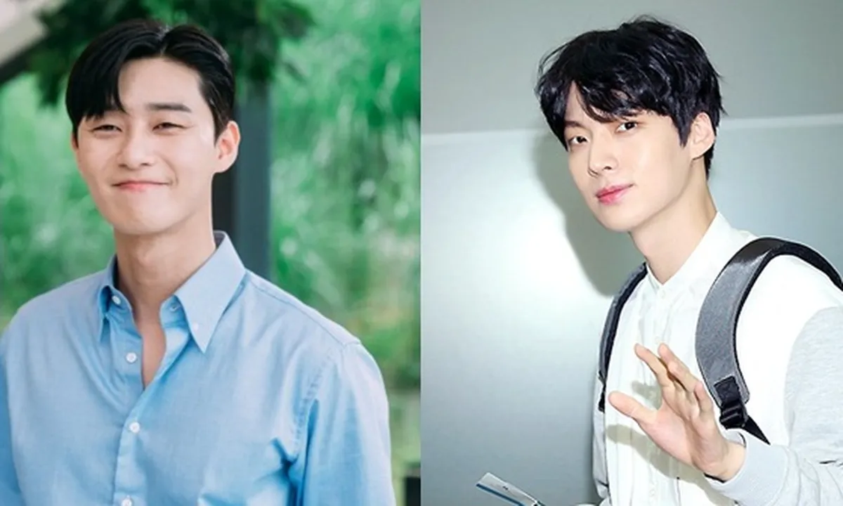 Park Seo Joon dan Ahn Jae Hyun Nonton Konser Wanna One