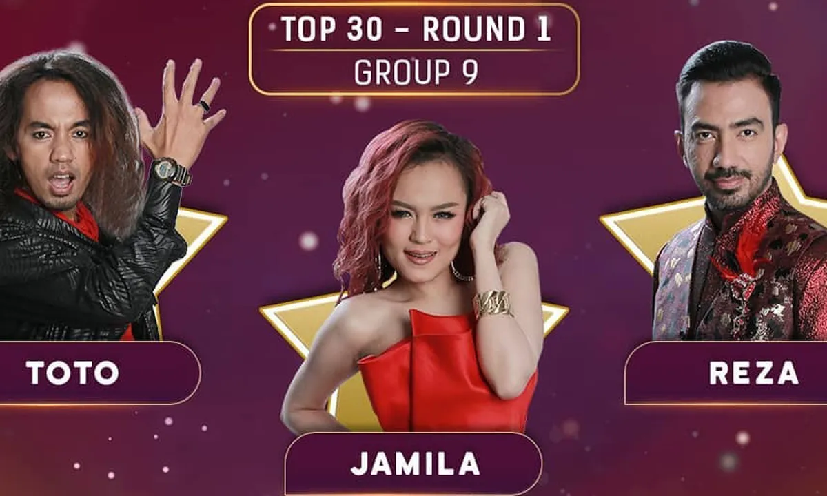 Persaingan Grup 9 Top 30 D'Star: Reza Tertinggi, Jamila Terendah