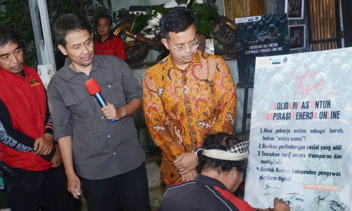 Petisi SATU ASPAL Tuntut Keadilan untuk Pekerja Online