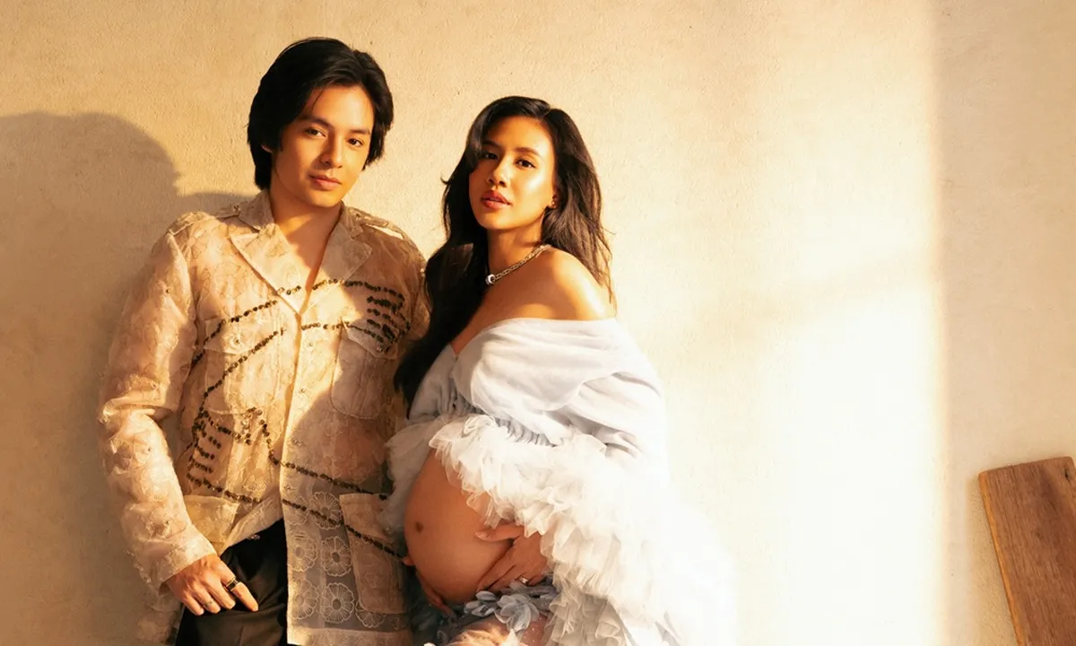 Potret Angga Yunanda dan Shenina Cinnamon Maternity Bernuansa Hangat dan Rustic