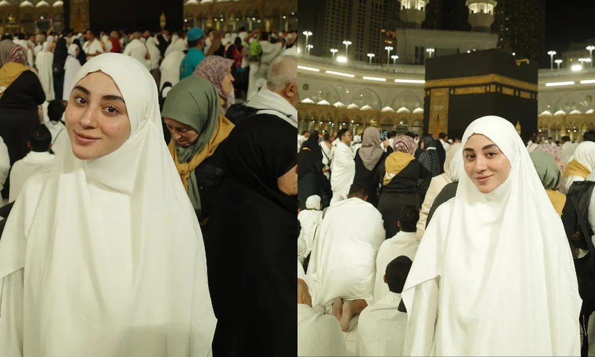 Potret Cantik Margin Wieheerm Jalani Ibadah Umrah Sendiri Tanpa Ali Syakieb, Tetap Terlihat Bahagia