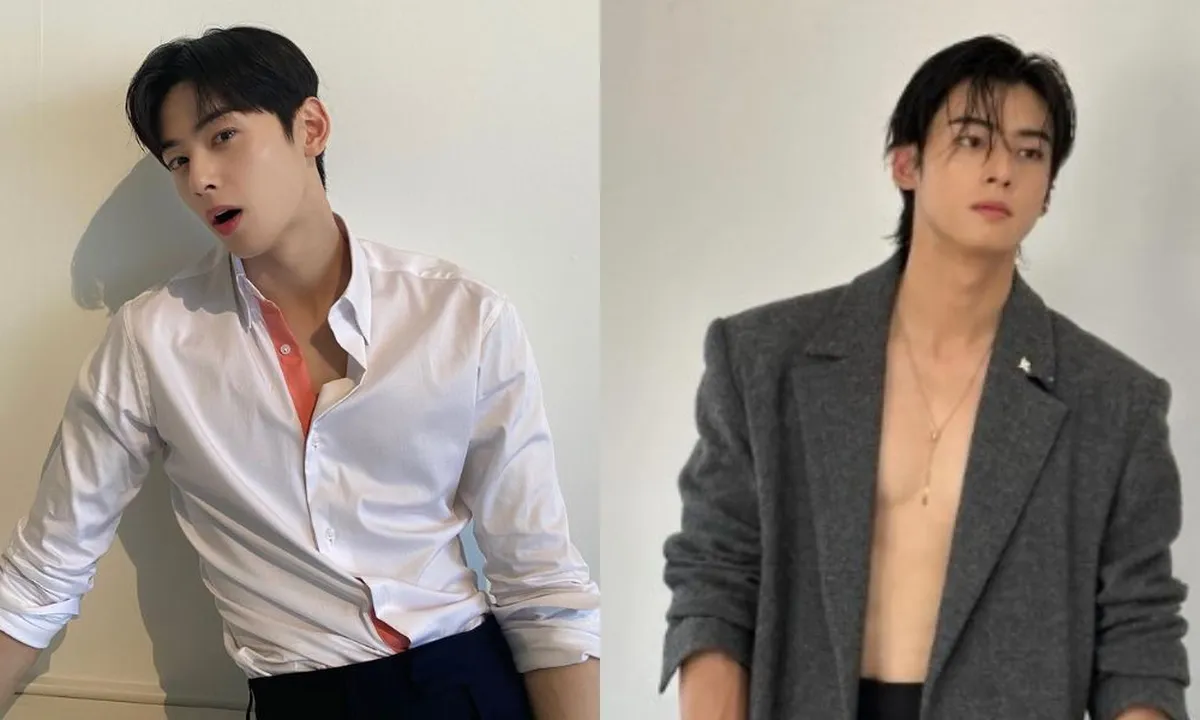 Potret Tampan Cha Eun Woo dengan Rambut Barunya yang Makin Panjang
