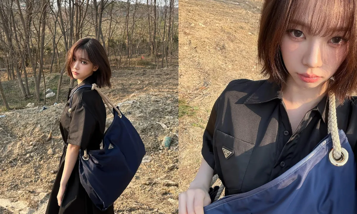 Potret Terbaru Karina aespa dengan Outfit Simple Tapi Terlihat Kece dan Cantik