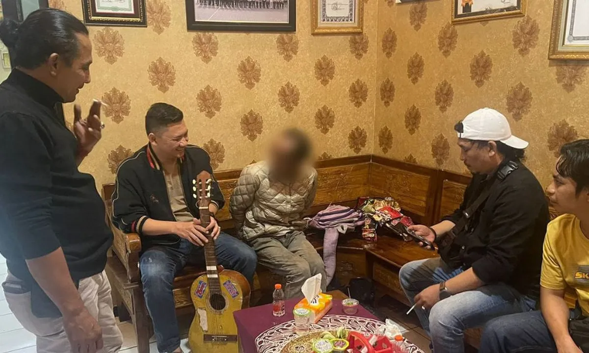 Pria Viral Pukul Pemotor Perempuan Gunakan Gitar di Malang Diamankan