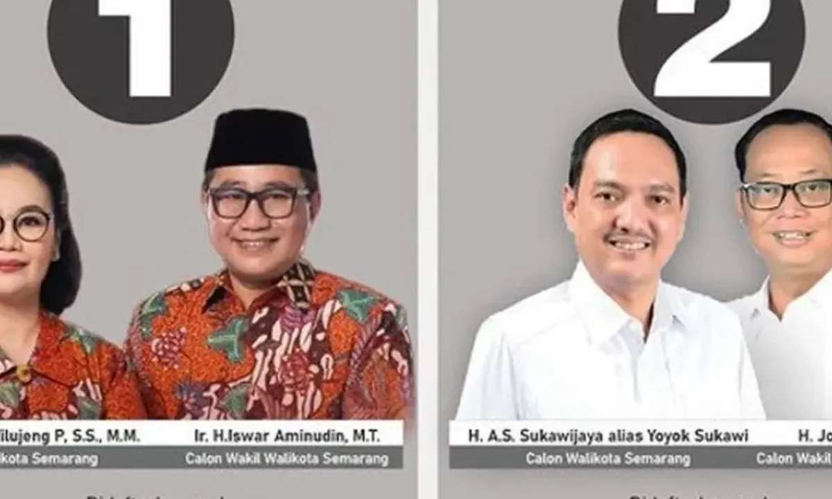 Profil Paslon Walikota dan Wakil Walikota Semarang, KIM PLUS vs PDIP di Pilkada 2024