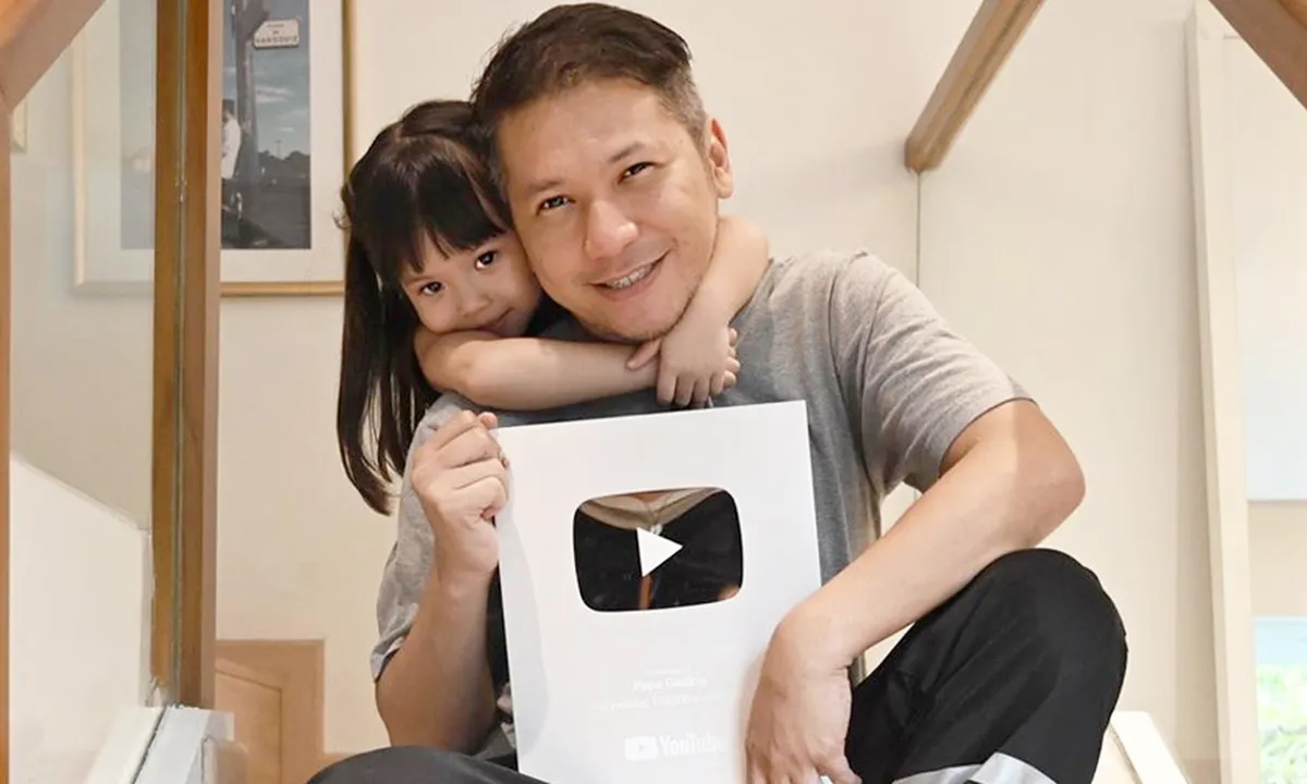 Raih Silver Play Button Dari Youtube, Gading Marten Rayakan Bareng gempi