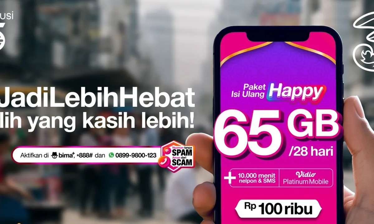 Rayakan Ramadan 2026 dengan Streaming Premium Vidio + Kuota Besar TRI dalam Satu Paket