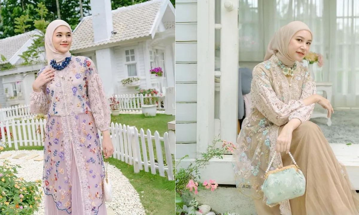 Referensi Model Gamis Brokat Nyaman dan Elegan untuk Sambut Ramadan dan Hari Raya 2025