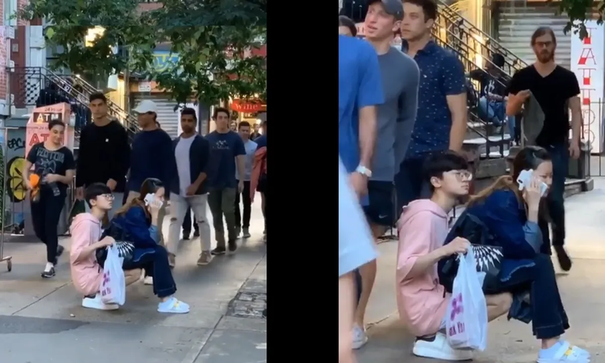 Rela Jadi Kursi Demi Sang Kekasih, Pasangan Ini Mendadak Viral
