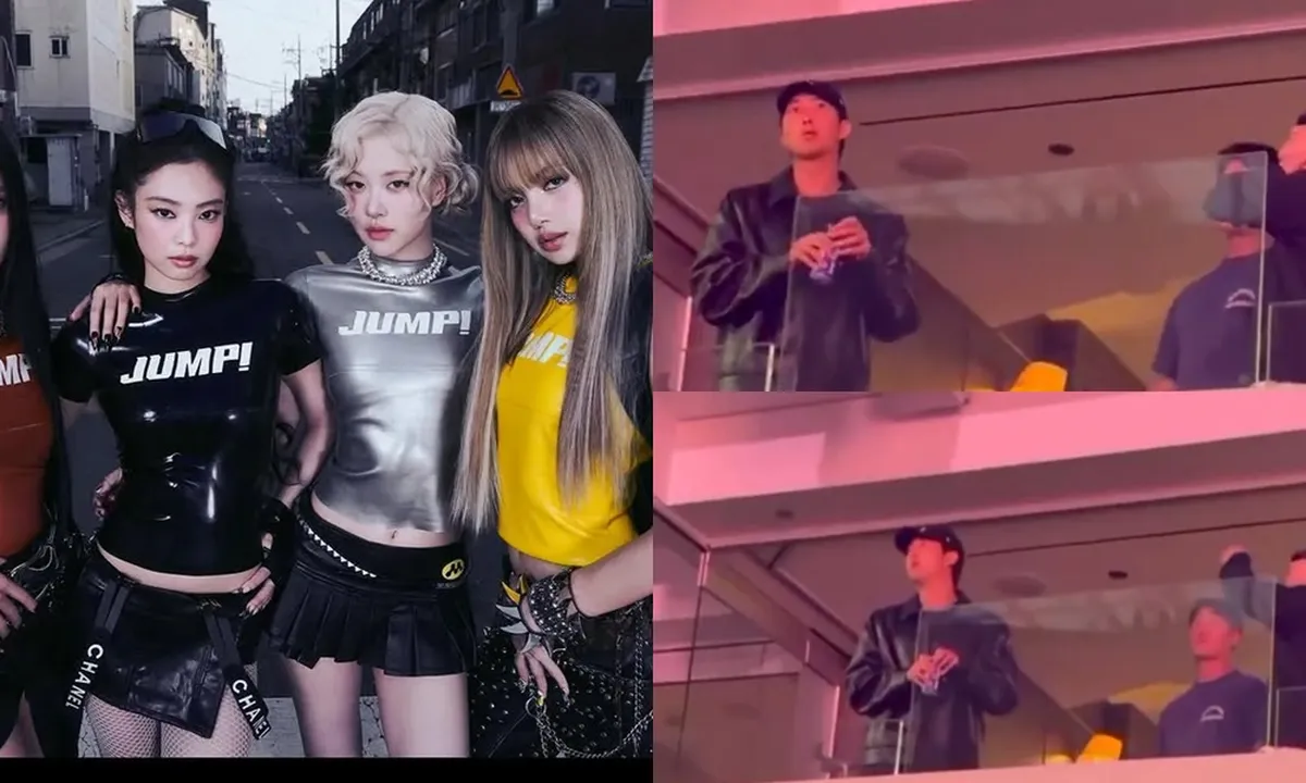 RM dan Suga BTS Tampak Santai Nonton Konser BLACKPINK 'DEADLINE' di LA