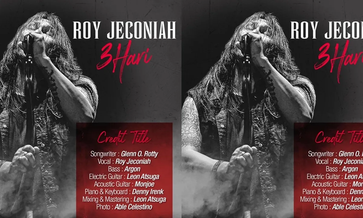 Roy Jeconiah Rilis Single "3 Hari", Siapkan Konser via Facebook