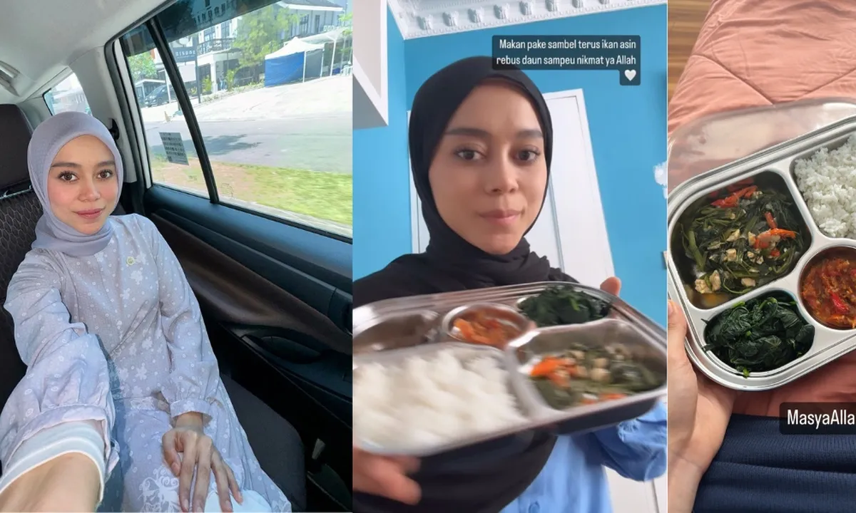 Sederhana, Lesti Kejora Makan Sambel Lauk Ikan Asin: Nikmat Ya Allah