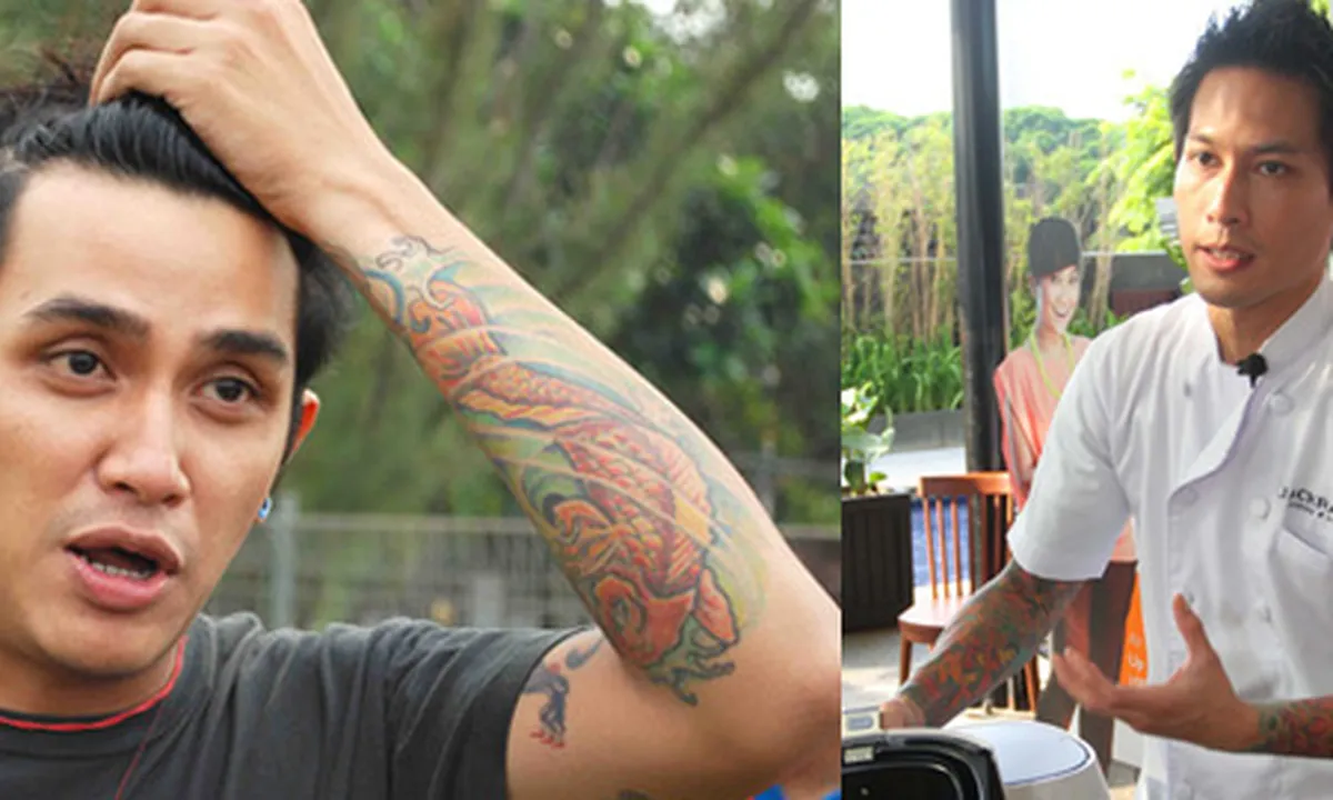 Selebriti-Selebriti Pria Yang Macho Dengan Tato
