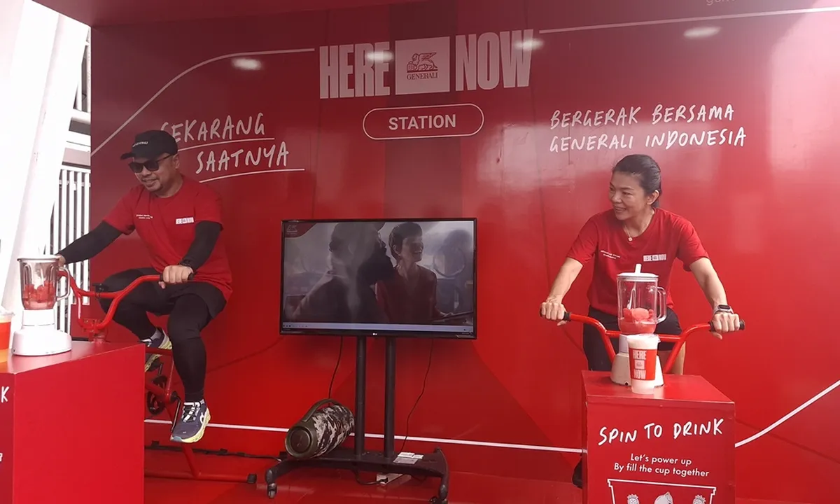 Serunya Gowes Bikin Jus Segar Gratis! Generali Ajak Masyarakat Bergerak Bareng di GBK